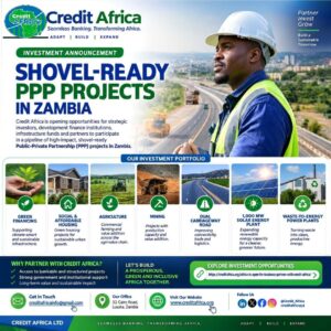 SHOVEL-READY PPP INVESTMENT OPPORTUNITIES IN ZAMBIA